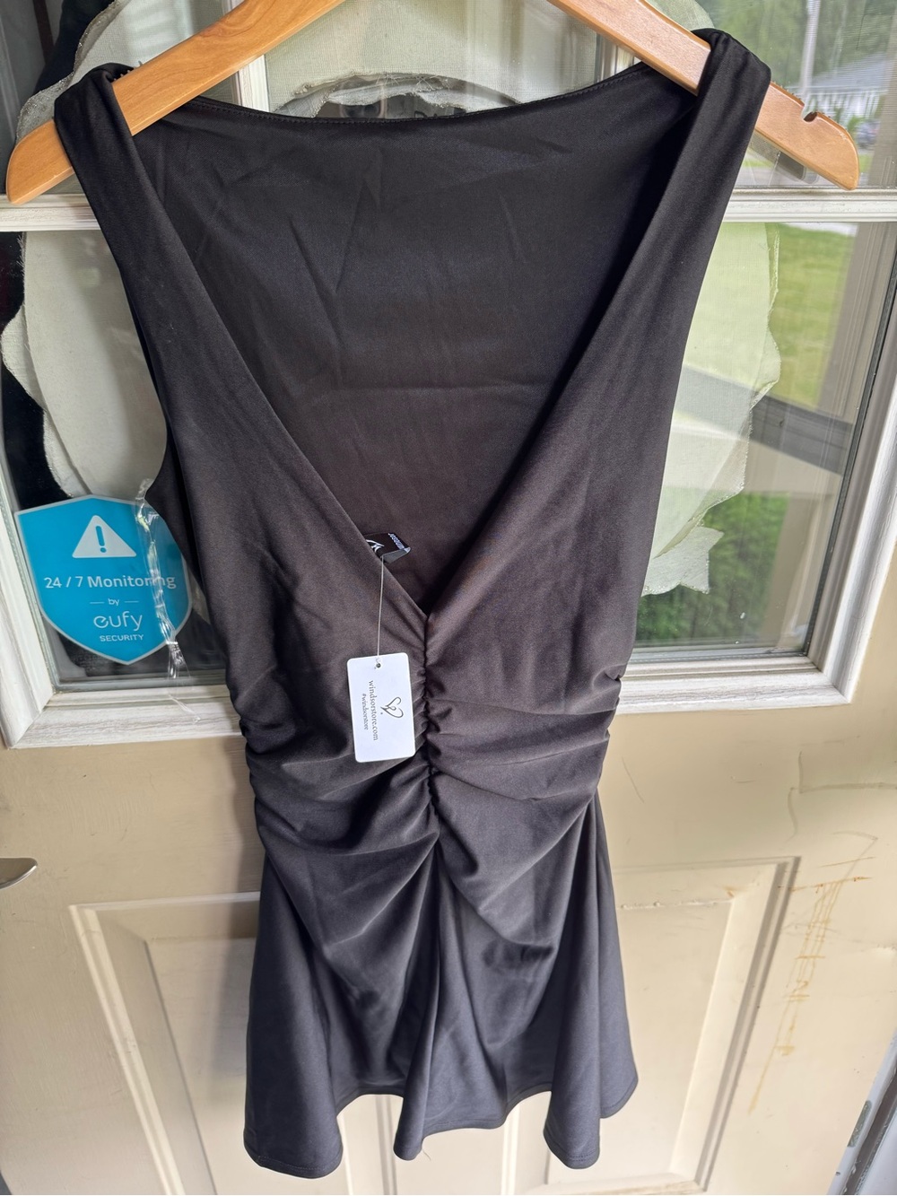Kids Black One-Piece Swimsuit